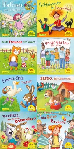 Pixi-8er-Set 302: Pixi im Frühling (8x1 Exemplar) (302) von Carlsen
