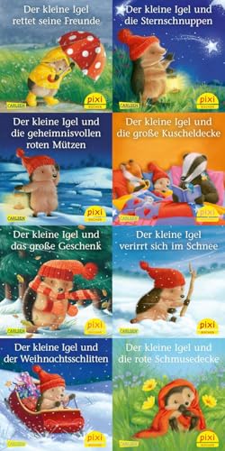 Pixi-Box 263: Der kleine Igel (8x8 Exemplare) (263): Der kleine Igel rettet seine Freunde; Der kleine Igel und die Sternschnuppen; Der kleine Igel und ... Igel und die geheimnisvollen roten M...