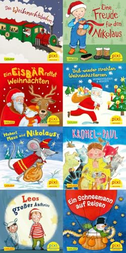 Pixi-Weihnachts-Box 37: Frohe Weihnachten mit Pixi (8x8 Exemplare) (37)