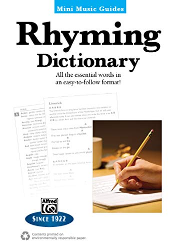 Rhyming Dictionary | Buch: All the Essential Words in an Easy-To-Follow Format! (Mini Music Guides)