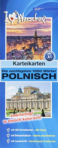 Karteikarten Die wichtigsten 1000 Wörter Polnisch (A1): (Auflage 1): (Auflage 3)