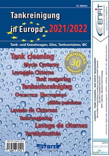 Tankreinigung in Europa 2021/2022 von Storck Verlag Hamburg