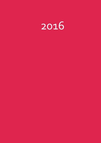 Kalender 2016 - A5 - Erdbeerkuss: 1 Woche pro Doppelseite von CreateSpace Independent Publishing Platform