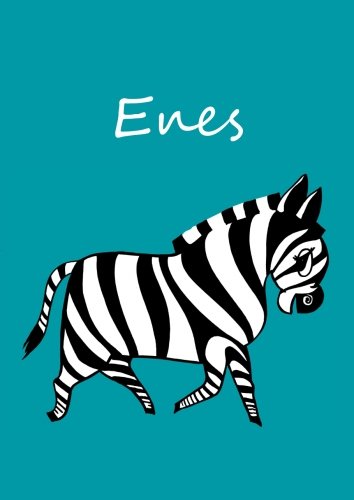 Malbuch/Notizbuch/Tagebuch - Enes: DIN A4 - blanko - Zebra von CreateSpace Independent Publishing Platform