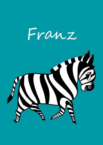 Malbuch / Notizbuch / Tagebuch - Franz: DIN A4 - blanko - Zebra von CreateSpace Independent Publishing Platform