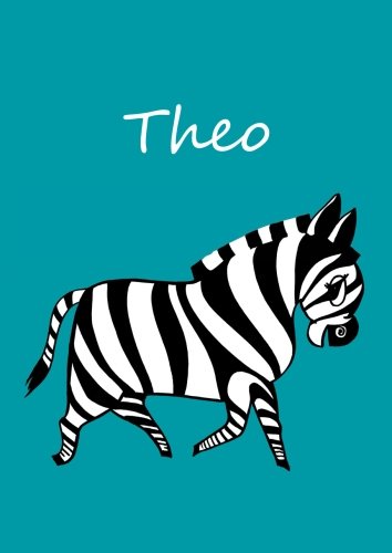 Malbuch / Notizbuch / Tagebuch - Theo: DIN A4 - blanko - Zebra