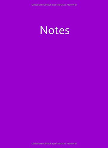 Notizbuch - A5 - Veilchen/lila - Notes: liniert - 108 Seiten Notizbuch - A5 - Veilchen/lila - Notes: liniert - 108 Seiten von CreateSpace Independent Publishing Platform