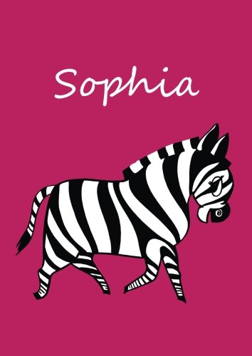 personalisiertes Malbuch / Notizbuch / Tagebuch - Sophia: Zebra - A4 - blanko von CreateSpace Independent Publishing Platform
