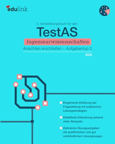 3. Vorbereitungsbuch für TestAS Ingenieurwissenschaften: Ansichten erschließen - Aufgabentyp 2 (Vorbereitung für den TestAS Ingenieurwissenschaften 2025, Band 3) von Independently published