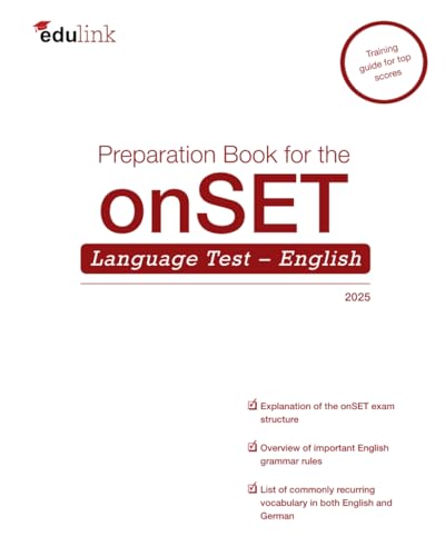 Preparation Book for the onSET Language Test – English Preparation Book for the onSET Language Test – English von Independently published