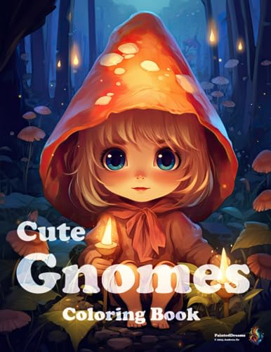 Cute Gnomes: Coloring Book