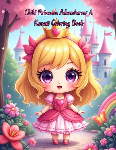 Chibi Princess Adventures: A Kawaii Coloring Book von Independently published