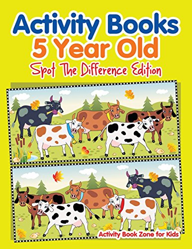 Activity Books 5 Year Old Spot The Difference Edition von Activity Book Zone for Kids
