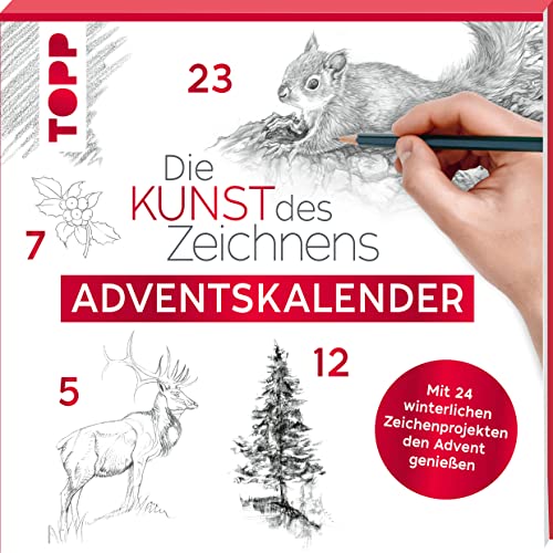 Adventskalender Die Kunst des Zeichnens.: Mit 24 winterlichen Zeichenprojekten den Advent genießen Adventskalender Die Kunst des Zeichnens.: Mit 24 winterlichen Zeichenprojekten den Advent genießen