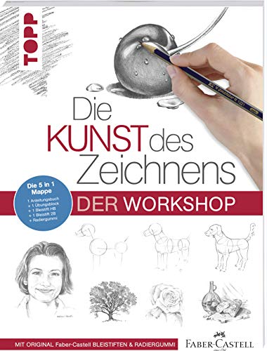 Die Kunst des Zeichnens - Der Workshop: 5 in 1 Mappe = 1 Anleitungsbuch + 1 Übungsblock + 1 Bleistift HB + 1 Bleistift 2B + 1 Radiergummi Die Kunst des Zeichnens - Der Workshop: 5 in 1 Mappe = 1 Anleitungsbuch + 1 Übungsblock + 1 Bleistift HB + 1 Bleistift 2B + 1 Radiergummi