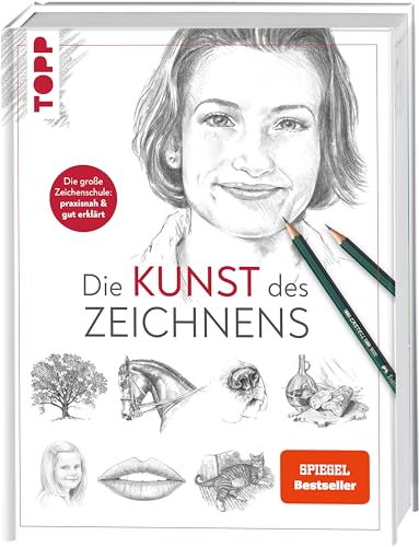 Die Kunst des Zeichnens. Die große Zeichenschule: praxisorientiert & gut erklärt. SPIEGEL Bestseller: Motive zu allen Themen, Spezialkapitel zu Perspektive, Licht & Schatten, Oberflächen & Strukturen