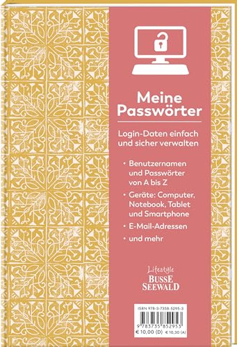 Meine Passwörter. Meine Passwörter.