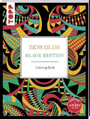 Zencolor. Black Edition. Coloring-Book: Motive zum Ausmalen und Entspannen