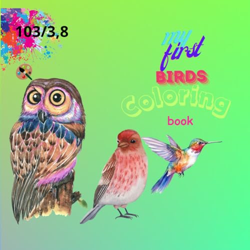 My First Bird Coloring Book: Gift, Christmas, All Occasion, Boys, Coloring Book, Bird ,My First Coloring Book von Independently published