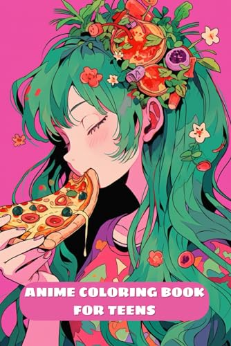 ANIME COLORING BOOK FOR TEENS: Trendy and Beautiful Manga Fashion Illustrations
