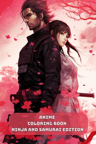Anime Coloring Book Funny: Ninja and Samurai Edition