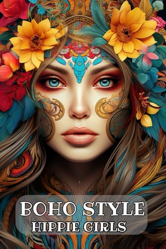 Boho Style Hippie Girls For Kids: Beautiful Models Wearing Bohemian Chic Clothing & Flowers