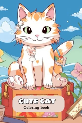 Cat Coloring Book for Kids: Cute and Adorable Cartoon Cats and Kittens