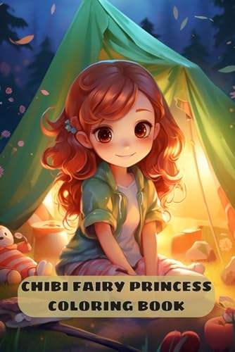 Chibi Fairy Princess Coloring Book for Teens: Adorable Fairies Coloring Pages with Whimsical Little Fairytale Princesses Miniature Illustrations