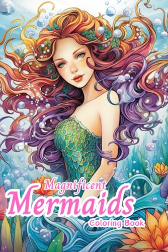 Creative Haven Magnificent Mermaids Coloring Book For Teens: Fantasy