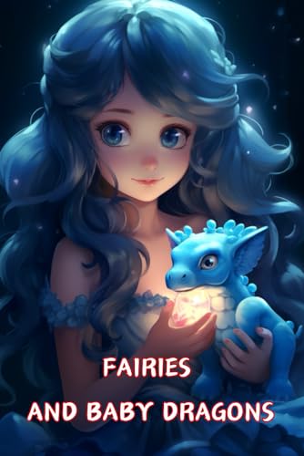 Fairies And Baby Dragons Coloring Book For Teens: Featuring Enchanted Fairies and Adorable