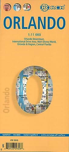 Orlando 1 : 11 000. Einzelkarten: Downtown. International Drive Area. Walt Disney World. Orlando and Region. Central Florida von Borch GmbH