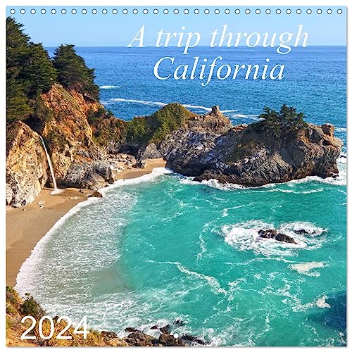 A trip through California (Wandkalender 2024 30x30 cm 30x60 cm geöffnet) CALVENDO Broschürenkalender mit Monatskalendarium zum Eintragen