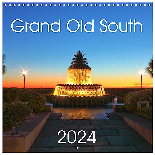 Grand Old South (Wandkalender 2024 30x30 cm 30x60 cm geöffnet) CALVENDO Broschürenkalender mit Monatskalendarium zum Eintragen