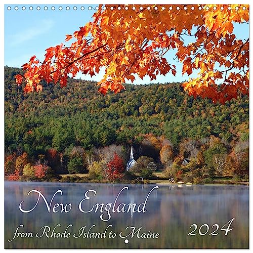New England - from Rhode Island to Maine (Wandkalender 2024 30x30 cm 30x60 cm geöffnet) CALVENDO Broschürenkalender mit Monatskalendarium zum Eintragen
