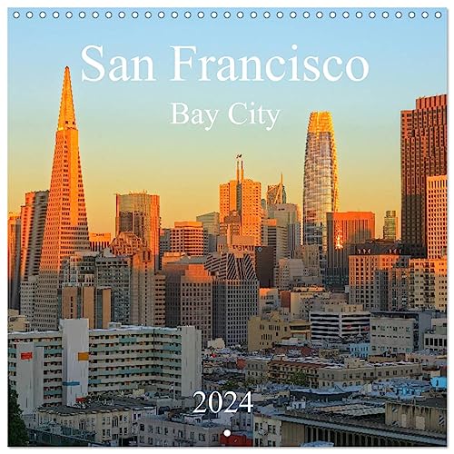 San Francisco - Bay City (Wandkalender 2024 30x30 cm 30x60 cm geöffnet) CALVENDO Broschürenkalender mit Monatskalendarium zum Eintragen