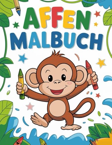 Affen Malbuch: 30 lustige und einfache Zeichnungen zum Ausmalen für Kinder, Jungen und Mädchen, zum Stressabbau und Entspannen Affen Malbuch: 30 lustige und einfache Zeichnungen zum Ausmalen für Kinder, Jungen und Mädchen, zum Stressabbau und Entspannen von Independently published