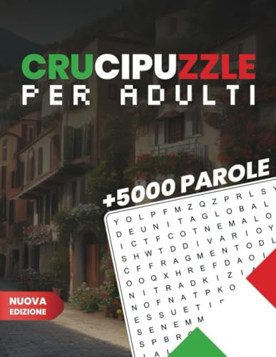 crucipuzzle per adulti: Parole Intrecciate per Adulti | 100 Puzzle con soluzioni | Caratteri Grandi | Formato Grande 21,59 x 27,54 cm