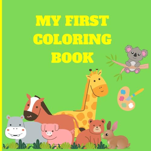 cute animals coloring book: coloring book for kids and adults von Independently published