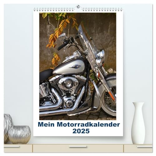 Mein Motorradkalender (hochwertiger Premium Wandkalender 2025 DIN A2 hoch), Kunstdruck in Hochglanz: Viele interessante Detailaufnahmen von tollen Motorbikes von CALVENDO