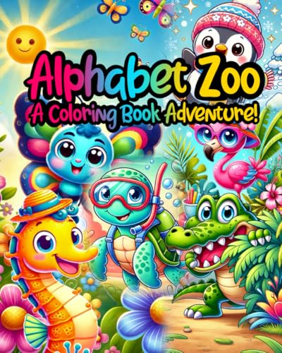 Alphabet Zoo: A coloring book adventure von Independently published