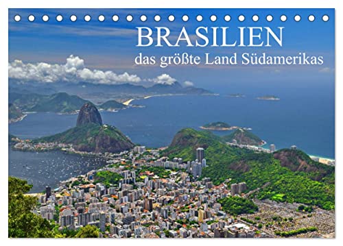 Brasilien - das größte Land Südamerikas (Tischkalender 2024 DIN A5 quer), CALVENDO Monatskalender von CALVENDO