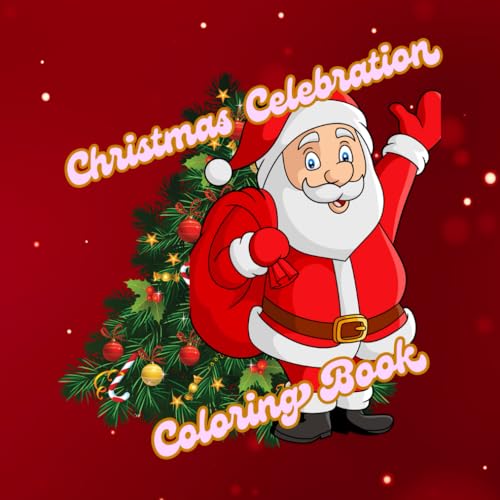 Xmas corner celebration : Coloring Book for Adults & Teens, Bold and Easy Designs, Simple Illustrations Featuring Cute Holiday, Christmas trees, ... (Christmas celebration Coloring book, Band 2) von Independently published