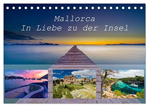 Mallorca - In Liebe zu der Insel (Tischkalender 2024 DIN A5 quer), CALVENDO Monatskalender von CALVENDO