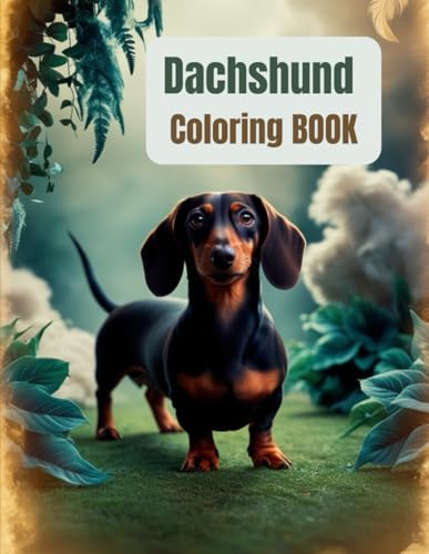 dachshund coloring book von Independently published