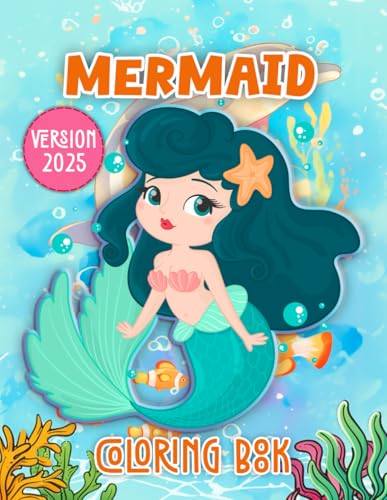 Mermaid Coloring Book: 40+ Beautiful And Unique Mermaid Coloring Images, Great Gift For Women And Girls von Independently published