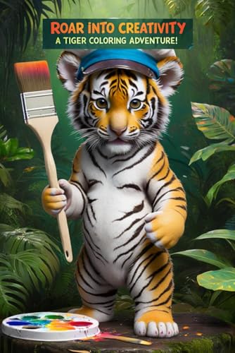Roar into Creativity: A Tiger Coloring Adventure von Independently published