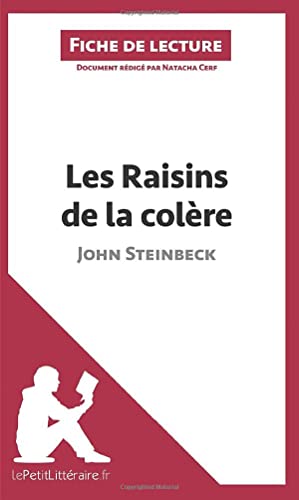 Les Raisins de la colère de John Steinbeck (Fiche de lecture): Analyse complète et résumé détaillé de l'oeuvre