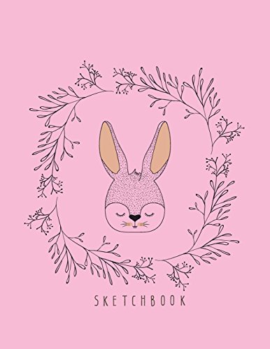 Sketchbook: Cute bunny on pink cover (8.5 x 11) inches 110 pages, Blank Unlined Paper for Sketching, Drawing , Whiting , Journaling & Doodling (Cute bunny on pink sketchbook, Band 3) von CreateSpace Independent Publishing Platform
