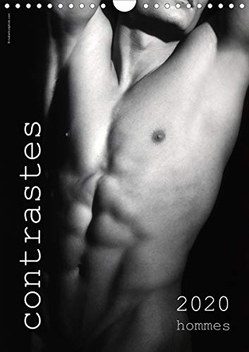 contrastes hommes 2020 2020: Calendrier mensuel en n/b; 14 pages dont 13 avec photos de nu artistique masculin (Calvendo Personnes) von CALVENDO