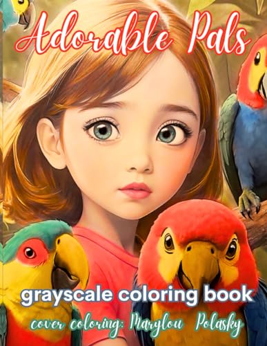 ADORABLE PALS: grayscale coloring von Independently published